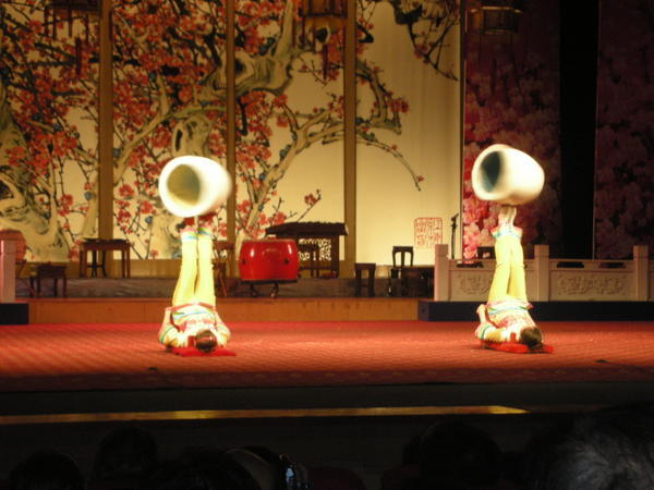 Chinese acrobats...