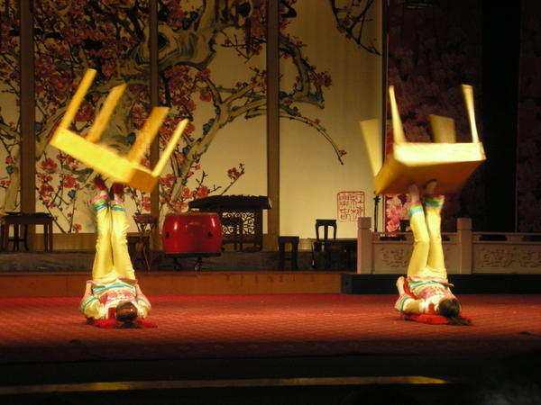 Chinese acrobats...