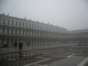 San Marco Piazza by mist