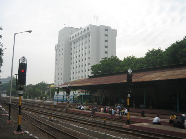 Sahid Hotel and Gubeng Railway Staion
