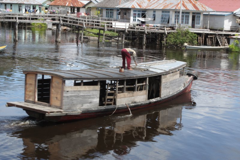 boat reflection