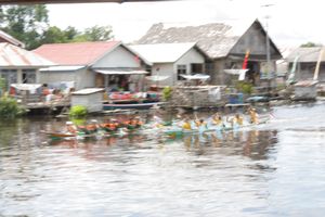 boat racing at selimbau