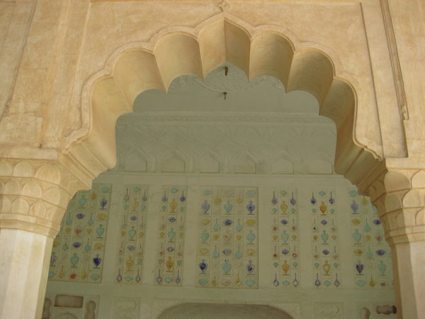 Petit exemple d'architecture d'interieur au pays du Rajasthan