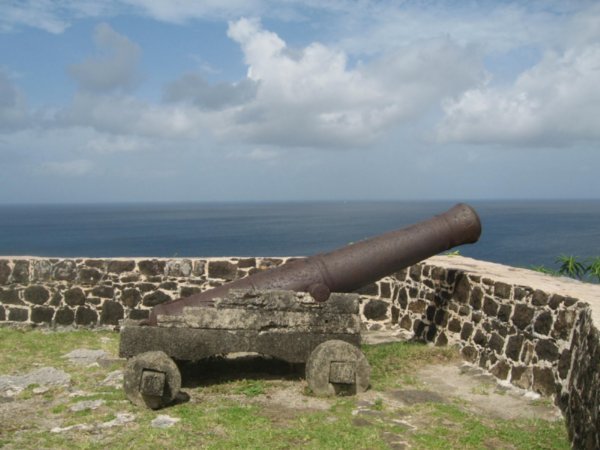 Visite du Fort de Rodney Bay