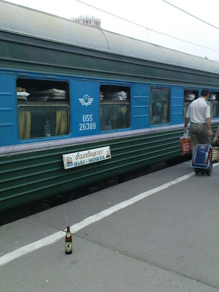 Train pour l'Azerbaijan