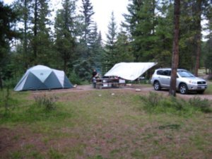 The Jasper campsite
