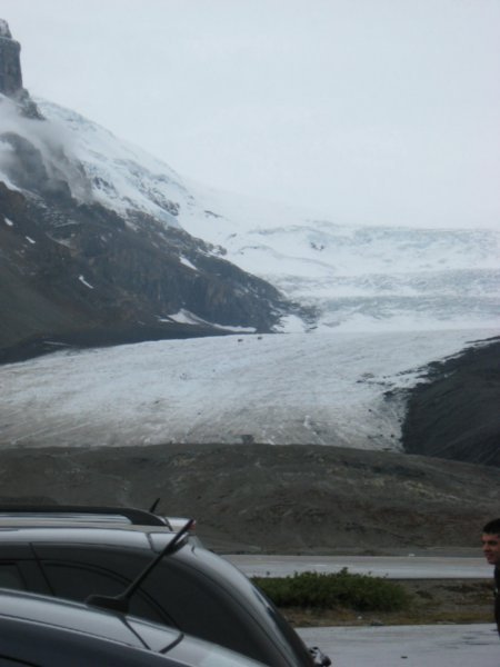 Toe of the glacier