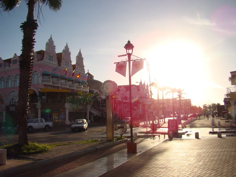 Main street in Aruba