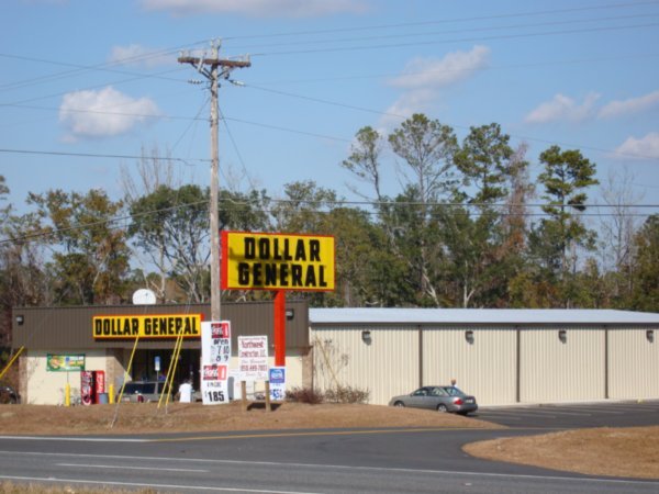 The ubiquitous Dollar General, every town has one