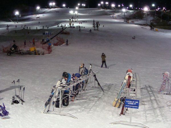 Night skiing at C.O.P.