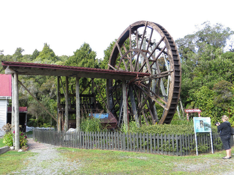 a very large water wheel