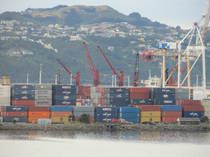amazing array of containers at the port