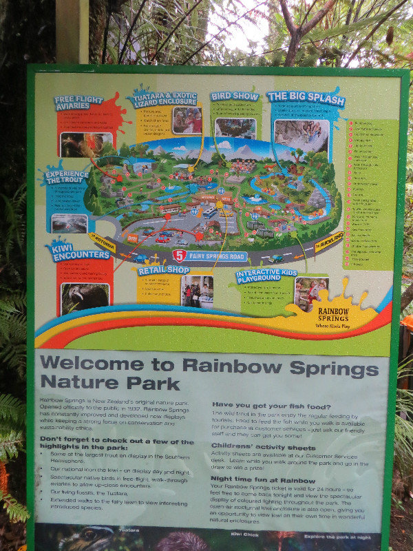 Map of Rainbow Springs