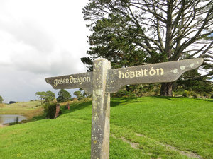 Hobbit sign posts