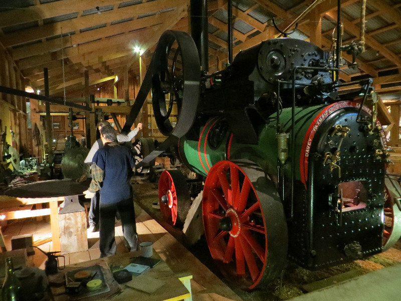 The last steam engine for the sawmill