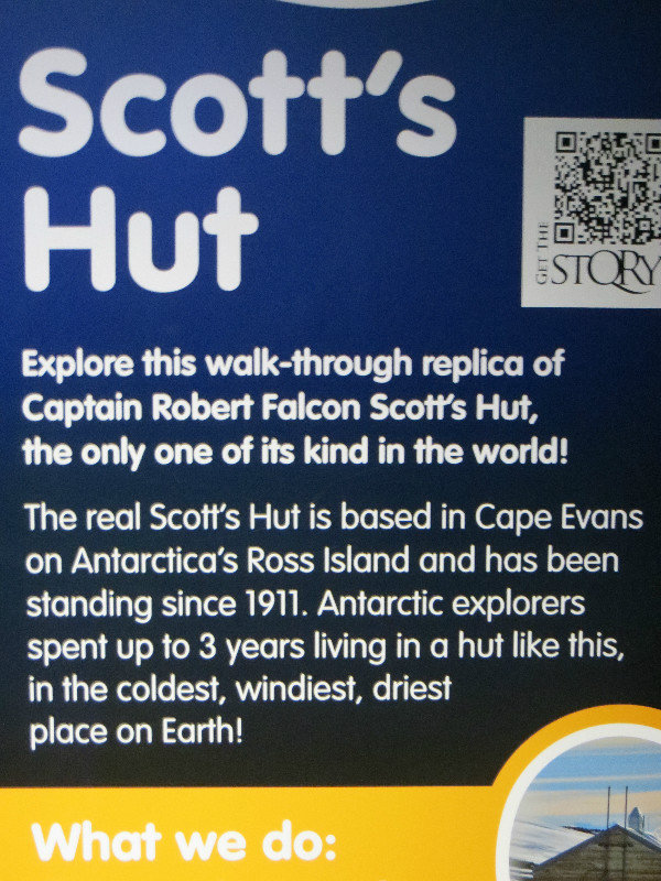 Replica of Scott's 1910 -1913 of Scott's Antarctica exploration