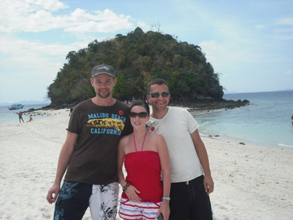 Andy, Ceri and I 4 Island boat trip 2