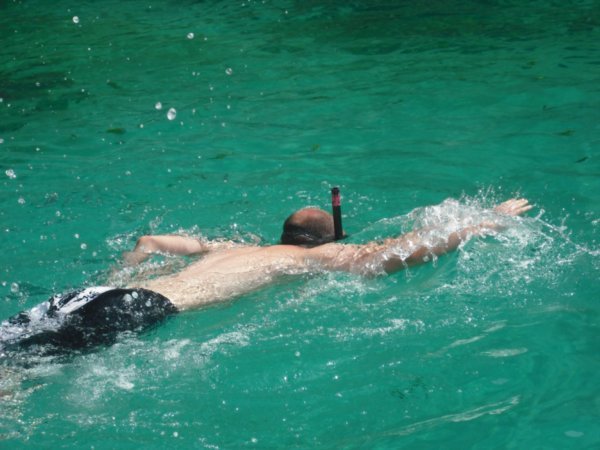 Andy Swimming
