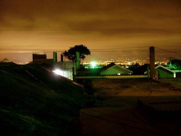Guatemala city at night