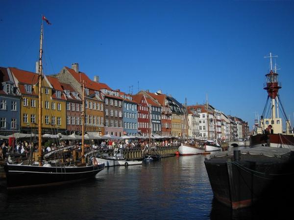 Our favorite view of Copenhagen leading out to the water.