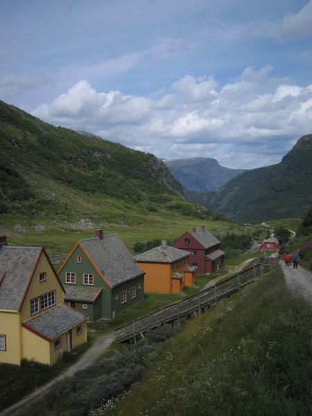 The small village of Myrdal on the way to Flam 