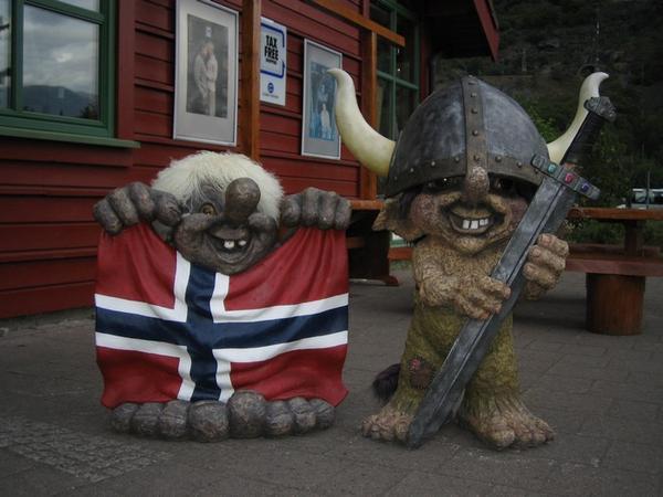 Watch out for the trolls!  They are everywhere in Norway.