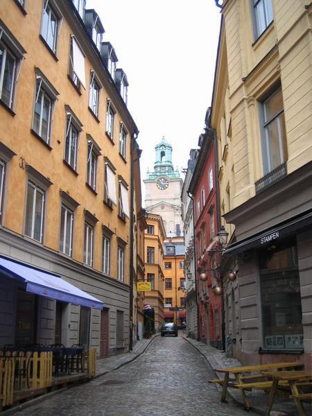 The streets of Stockholm