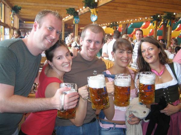 Some more friends from the past with some big beers!