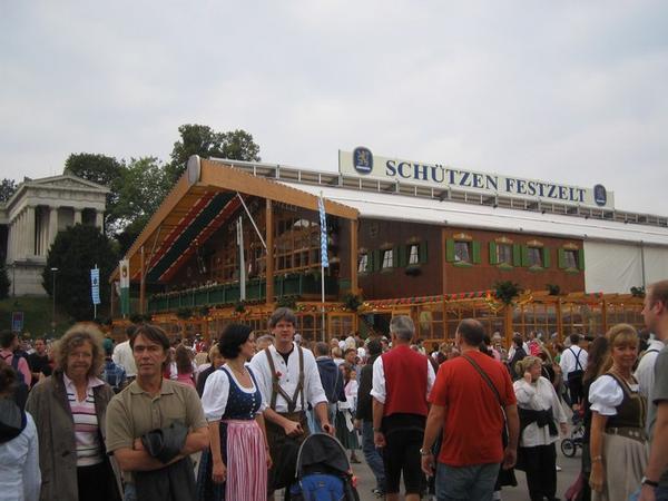 This is where we spent our time at the Oktoberfest 