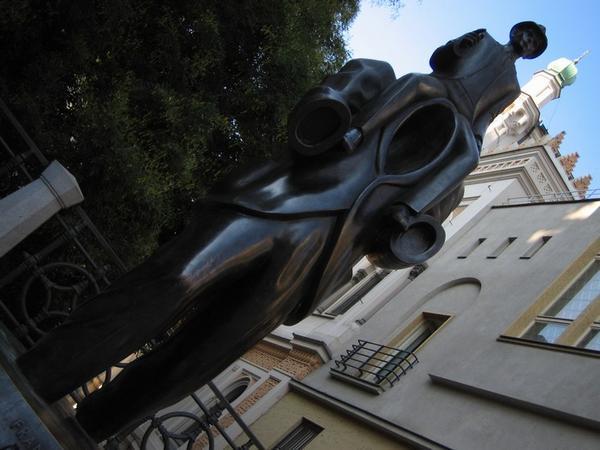 Franz Kafka Statue in Prague