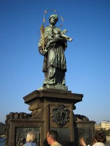 One of the Charles Bridge Statues