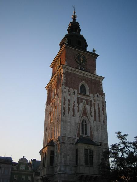 The Town Hall Tower at Rynek Glowny
