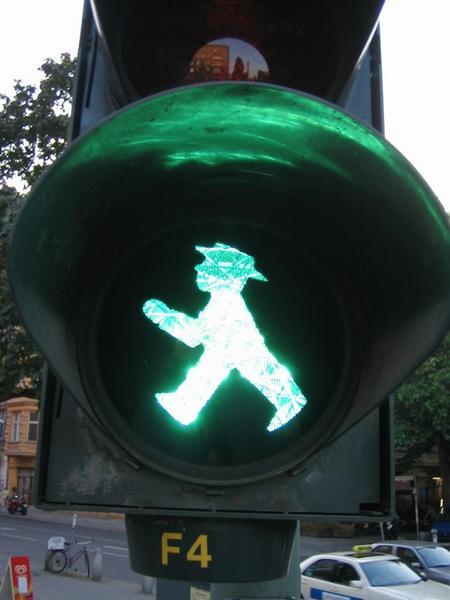 Berlin's famous little green man