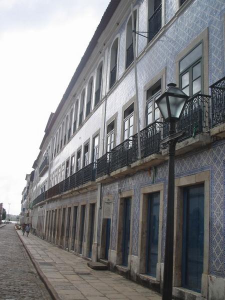 A lot of the buildings in São Luís are adorned in decorative tile