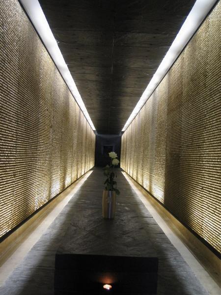 Holucast Memorial with 200,000 stone crystals representing approximate French deaths in WWII