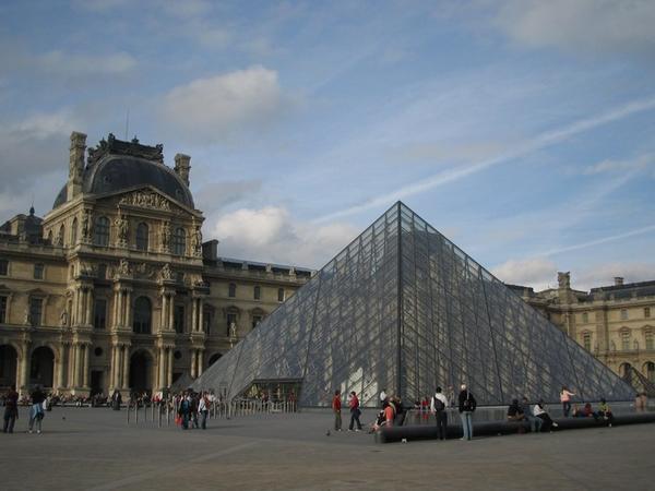 The world famous Louvre museum