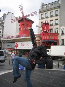 Struttin' her stuff at Moulin Rouge