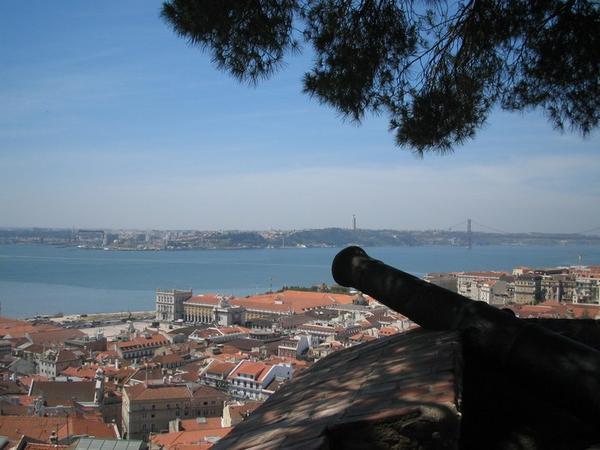 A view of Rio Tejo from the castle of Sao Jorge