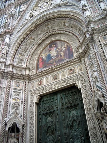 The doors to the Cattedrale di Santa Maria del Fiore 