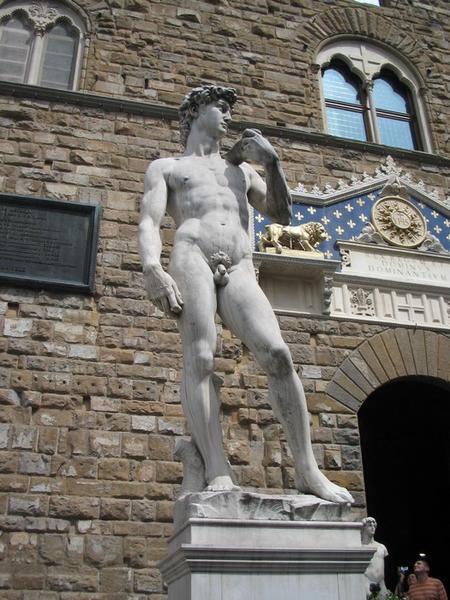 MIchelangelo's David...a fake one though, but free to view!