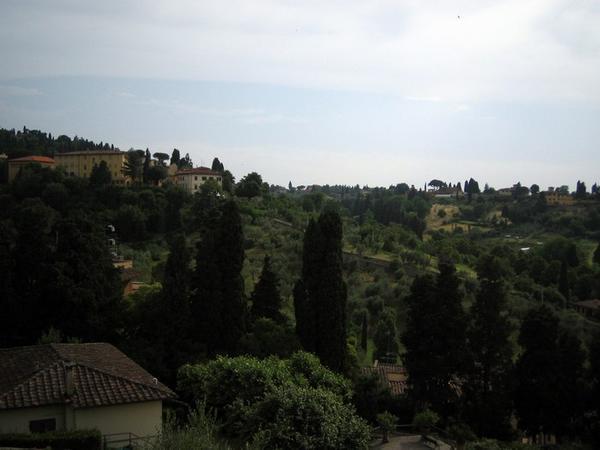 The beautiful green Italian countryside