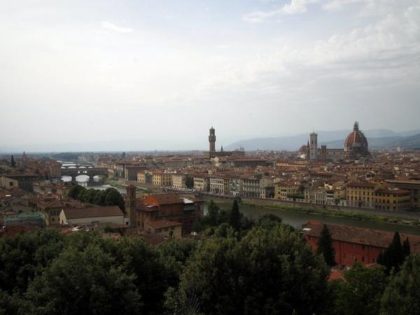 A view of Florence from Piazzale Michelangelo