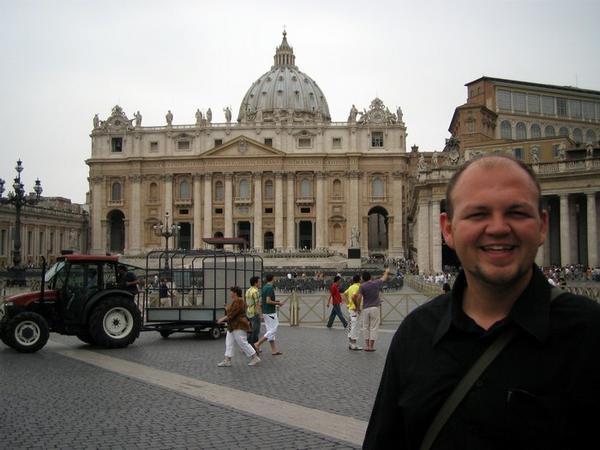 St. Peter's Basilica...the Pope's stomping grounds
