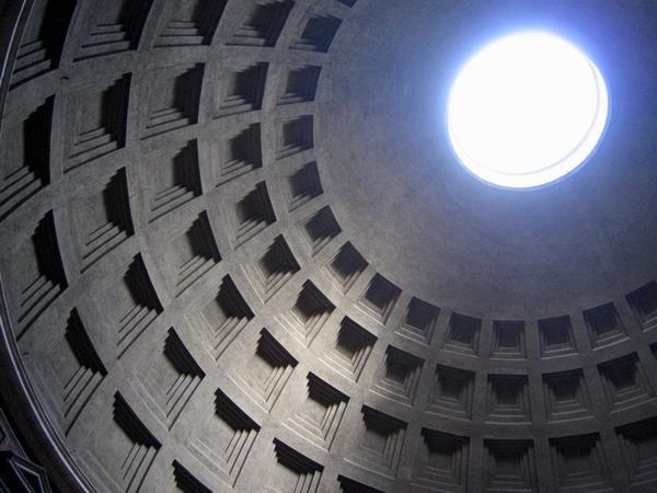 The Pantheon dome from the inside 