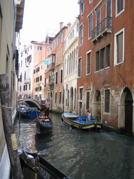 One of the smaller canals of Venice