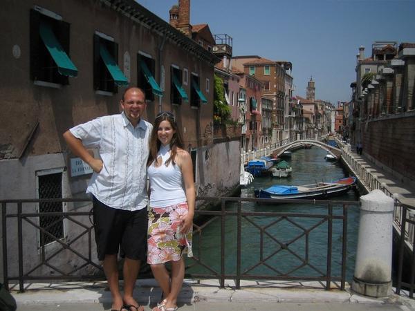 We enjoyed the sights of Venice with all the little bridges