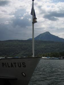 Boat Pilatus took us to Mt. Pilatus...how ironic!