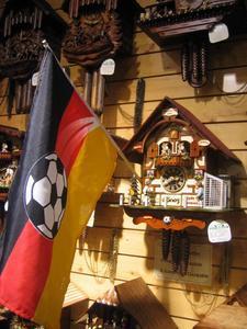Back in Germany!  World Cup fever's everywhere