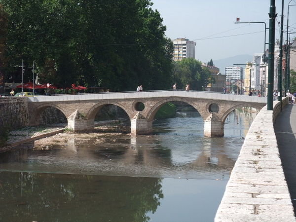 Archduke Ferdinand bridge in Sarajevo