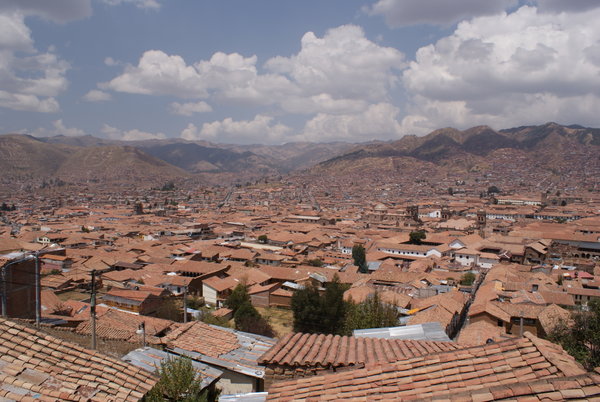 View from our room, Cusco